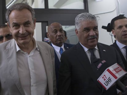 El expresidente del Gobierno espa&ntilde;ol Jos&eacute; Luis Rodr&iacute;guez Zapatero, el pasado 13 de septiembre en Santo Domingo.