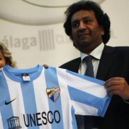 El dueño del Málaga C.F., Abdullah bin Nasser Al-Thani