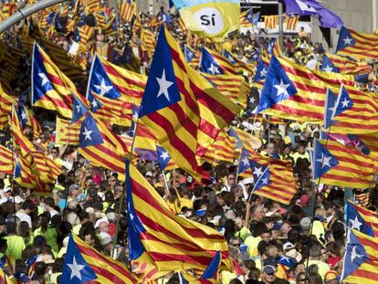 Manifestación de la Diada Nacional de Catalunya