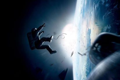 'Gravity' ha llegado a la gala de los Oscar con 10 nominaciones. La mayoría, inevitablemente, son para premios técnicos, en una película que es un espectáculo de imágenes.