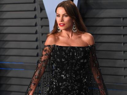 Sofia Vergara, en la alfombra roja de la fiesta de 'Vanity Fair', el pasado marzo.