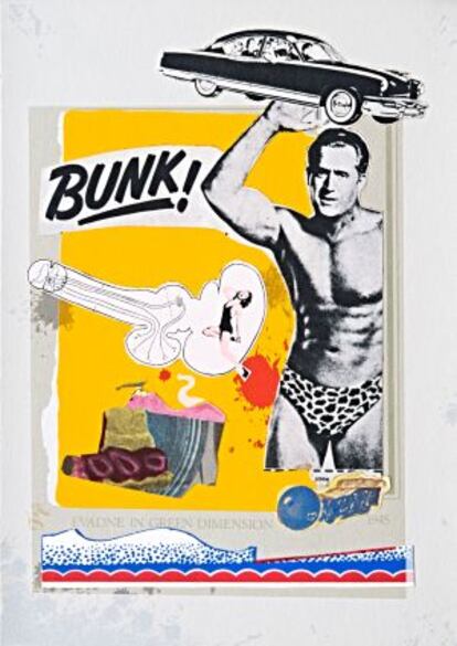 Bunk! Evadne in Green Dimension (1952), de Eduardo Paolozzi.