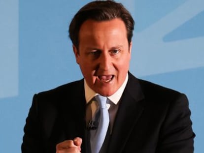 El primer ministro británico, David Cameron, el pasado 25 de marzo.