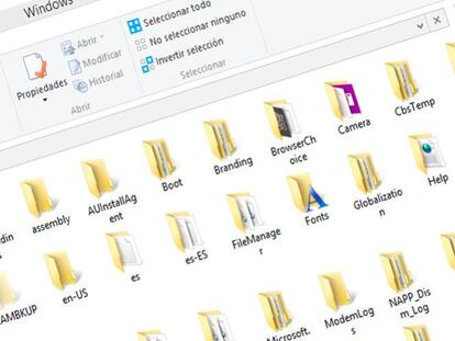 Cómo ocultar a la vista archivos y carpetas en Windows