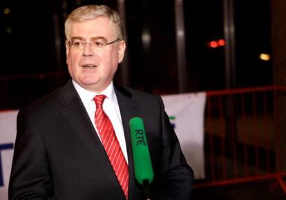 El ministro de Exteriores irland&eacute;s, Eamon Gilmore. 