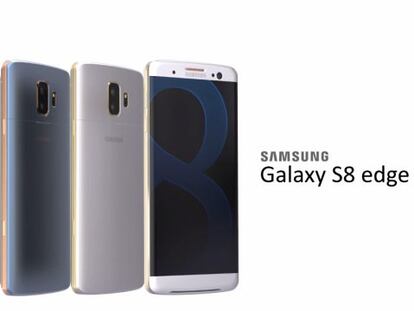 Concepto del Samsung Galaxy S8