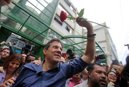 Haddad en Sao Paulo.