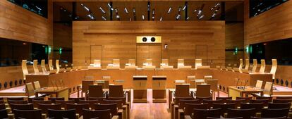 Interior del Tribunal de Justicia de la UE.