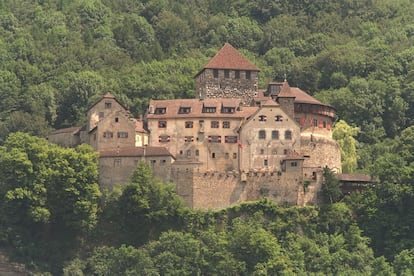 Castillo de Vaduz, en la capital de Liechtenstein.