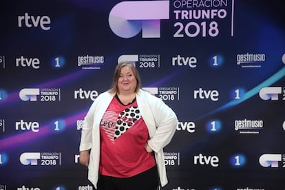 Itziar Castro en la presentación de 'Operación Triunfo 2018'.