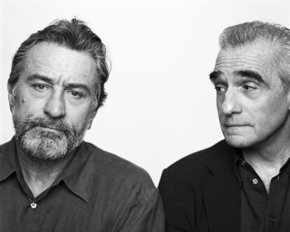 Robert De Niro y Martin Scorsese, retradados por Brigitte Lacombe.