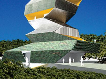 Propuesta del arquitecto Willy Müller para 'Sociópolis'.
