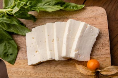 Queso fresco con buena textura