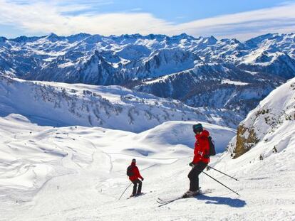 The slopes at Baqueira Beret.