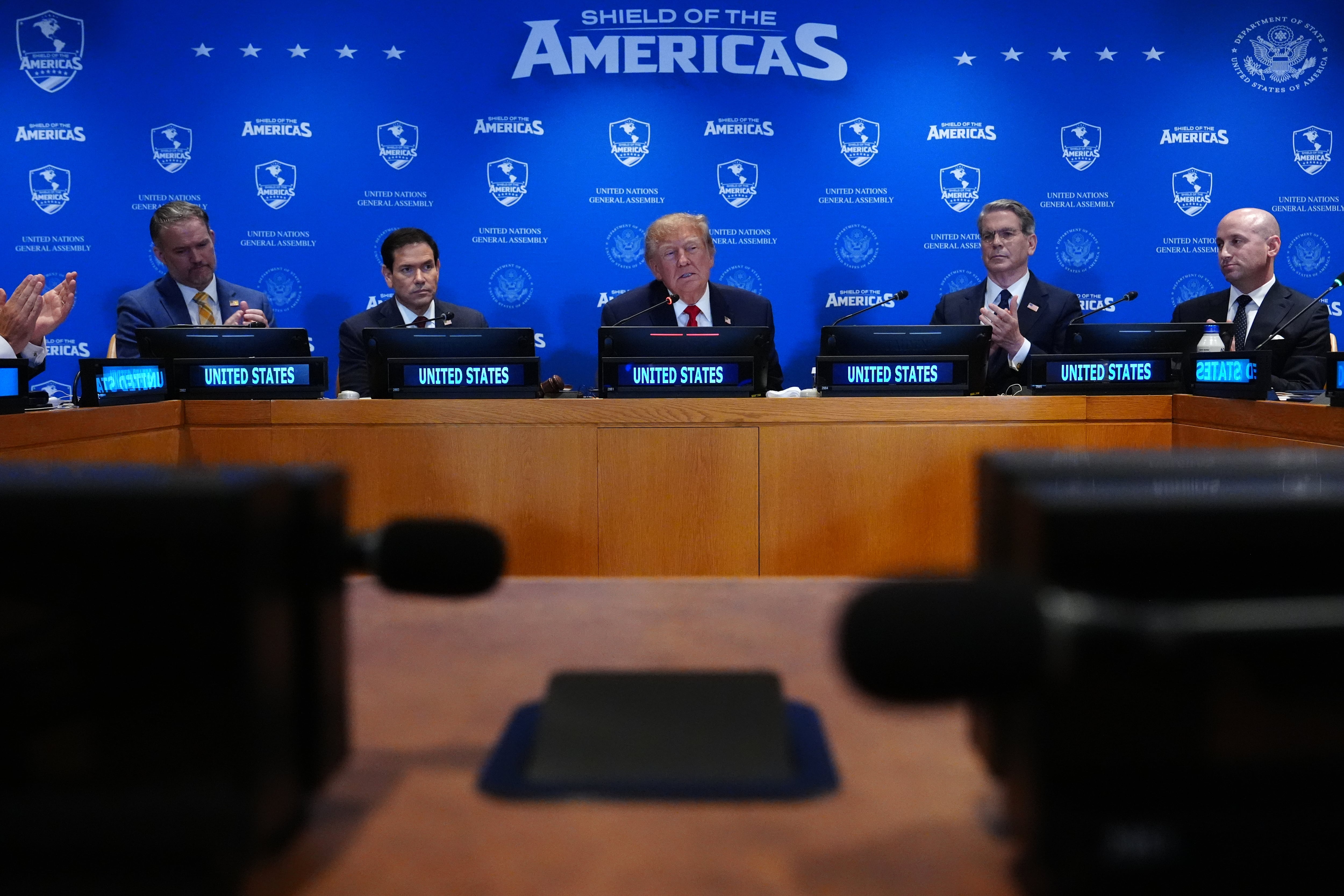 Colombia defiende el Escudo de las Américas impulsado por Trump: “Sirve para defender las democracias” Colombia defiende el Escudo de las Américas impulsado por Trump: “Sirve para defender las democracias”