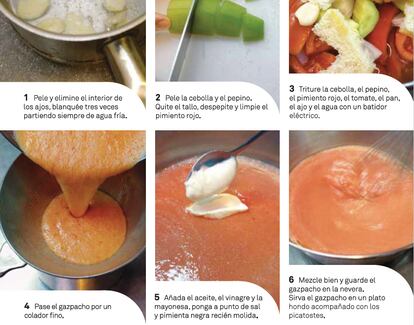 Receta propuesta por Ferrán Adriá para hacer un gazpacho para toda la familia