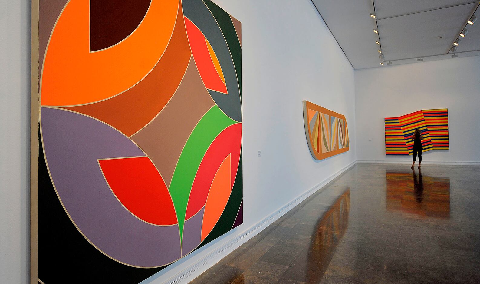 Exposición de Frank Stella en el IVAM en 2012.