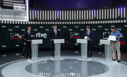 Debate electoral en RTVE.