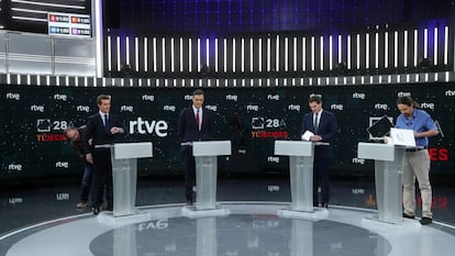 Debate electoral en RTVE.