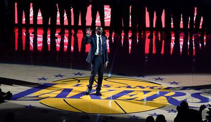 Kobe Bryant, en su homenaje.