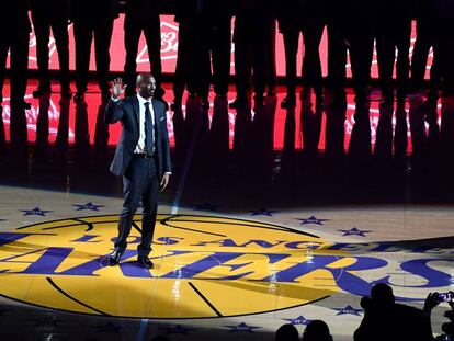 Kobe Bryant, en su homenaje.