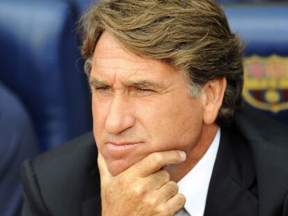 Esteban Vigo, en 2010, cuando era entrenador del Hércules