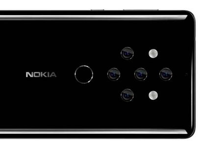 Primera imagen de un futuro móvil Nokia con cinco cámaras traseras