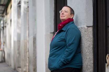 Ana Useros, escritora, fotografiada en el barrio de Lavapiés, Madrid, el 8 de noviembre de 2023.