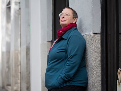 Ana Useros, escritora, fotografiada en el barrio de Lavapiés, Madrid, el 8 de noviembre de 2023.