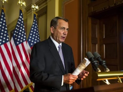 O líder republicano John Boehner, nesta sexta-feira.