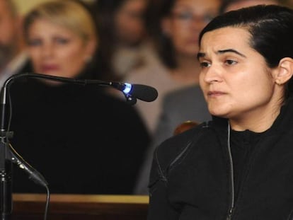 Triana Martínez, durante el juicio por el asesinato de Isabel Carrasco.