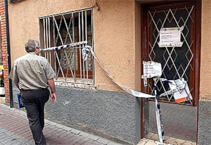 Fachada de la casa donde se cometió el doble crimen.