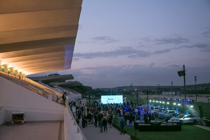 Ambiente durante la entrega de premios en el Hipódromo de la Zarzuela.