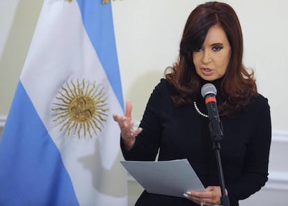 La expresidenta Cristina Fern&aacute;ndez de Kirchner en una foto de archivo