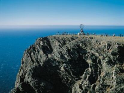 Mirador de Cabo Norte, en Noruega.