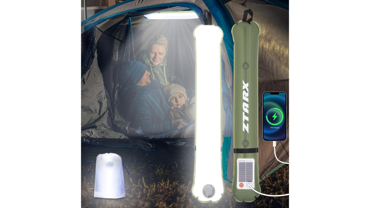 Luz LED inflable.