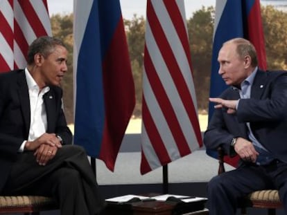 Obama y Putin, en la cumbre del G-8 en Irlanda del Norte en junio.