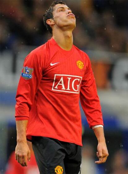 Cristiano Ronaldo se lamenta