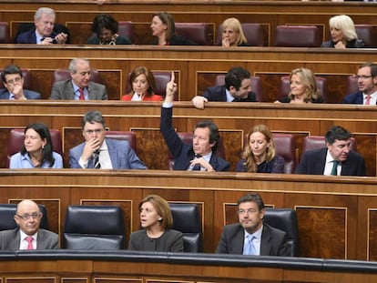 Pleno del Congreso de los Diputados, este martes. 