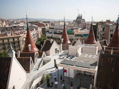 Vista desde la torre principal de la Casa de les Punxes.