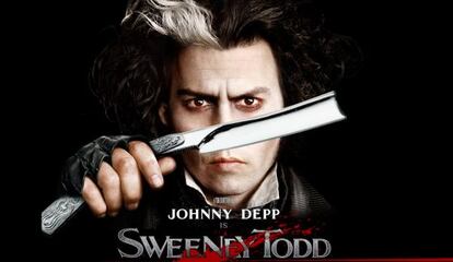 Johnny Depp fue el protagonista de Sweeney Todd.