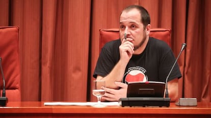 David Fernandez, presidente de la comisión de investigación en el Parlamento catalán.