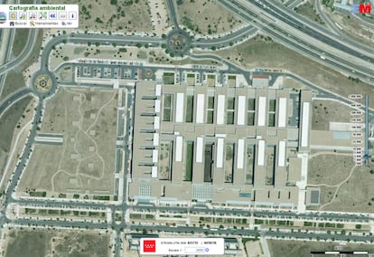 Foto aérea del hospital Puerta de Hierro - Majadahonda