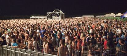 P&uacute;blico en el Creamfields, antecesor del nuevo Dreambeach Villaricos.