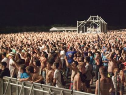 P&uacute;blico en el Creamfields, antecesor del nuevo Dreambeach Villaricos.