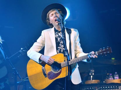 Beck durante un concierto en Londres el pasado 12 de octubre.
