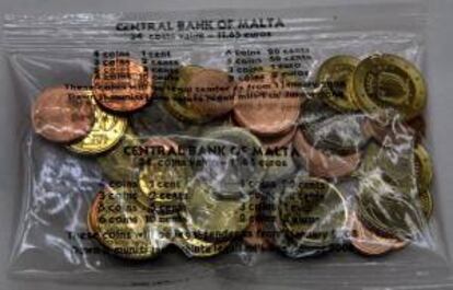 Vista de las monedas de euro. EFE/Archivo