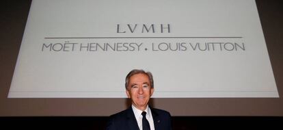 El presidente y consejero delegado de LVMH, Bernard Arnault 