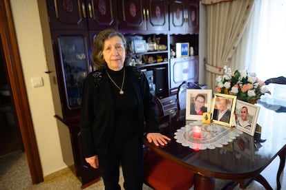 Dolores Ruiz, en su casa d Xirivella.