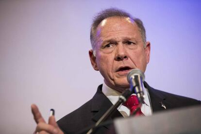 Roy Moore, en un acto en noviembre